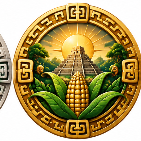 Gold Katun medallion